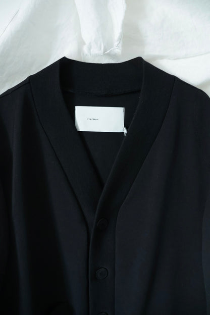 【i'm here:】UN(I) FORM JERSEY : DOCKING CARDIGAN