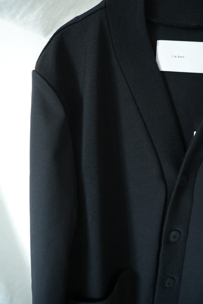 【i'm here:】UN(I) FORM JERSEY : DOCKING CARDIGAN