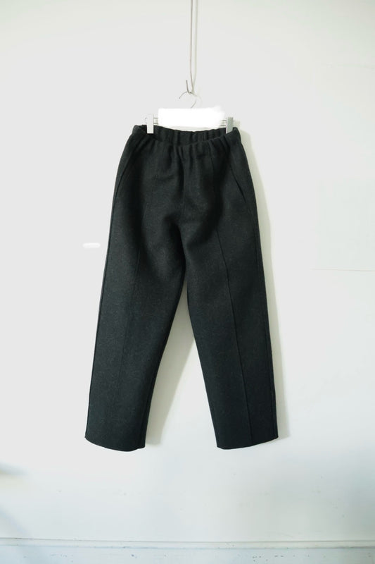 【Cale】WOOL FELT EASY PANTS