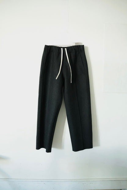 【Cale】WOOL FELT EASY PANTS
