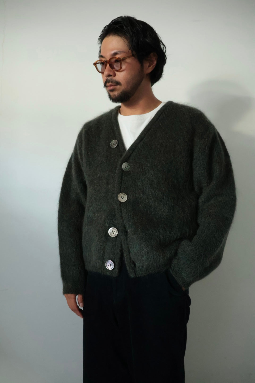 【KOOKY ZOO 】JUVENILE MOHAIR CARDIGAN