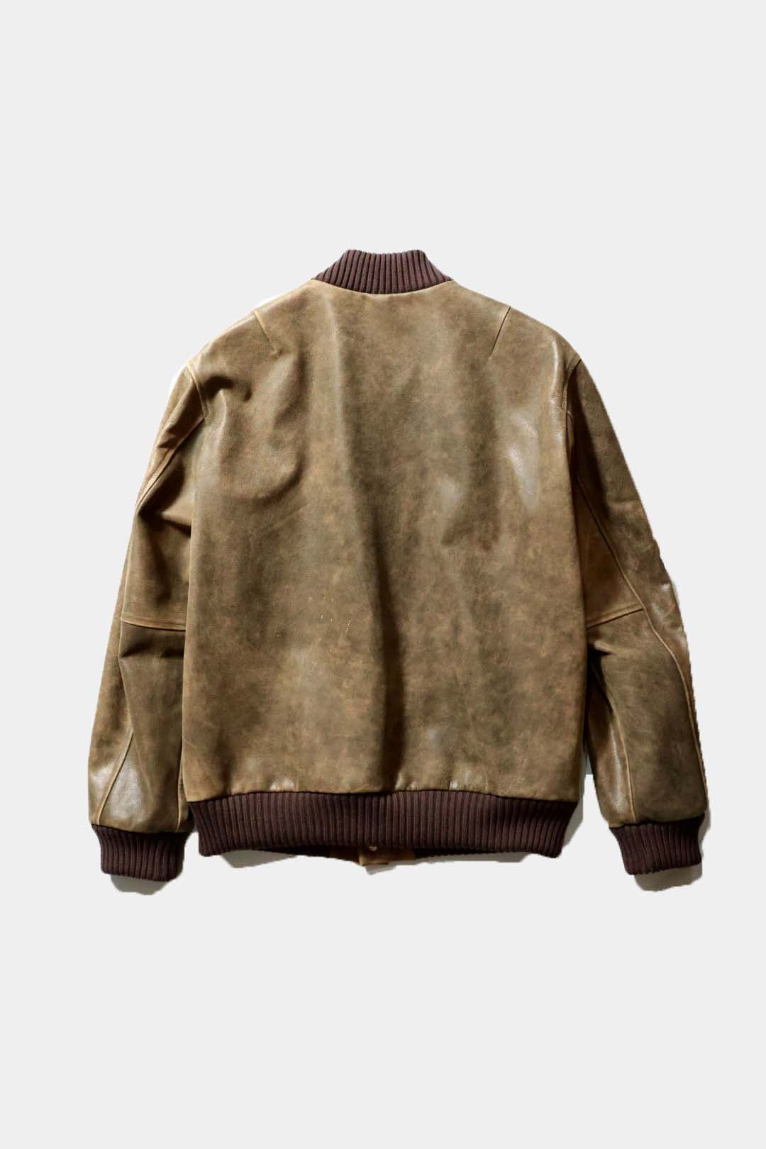 【Cale】ANTIQUE CALF AWARD JACKET