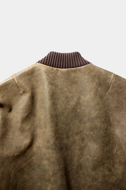 【Cale】ANTIQUE CALF AWARD JACKET