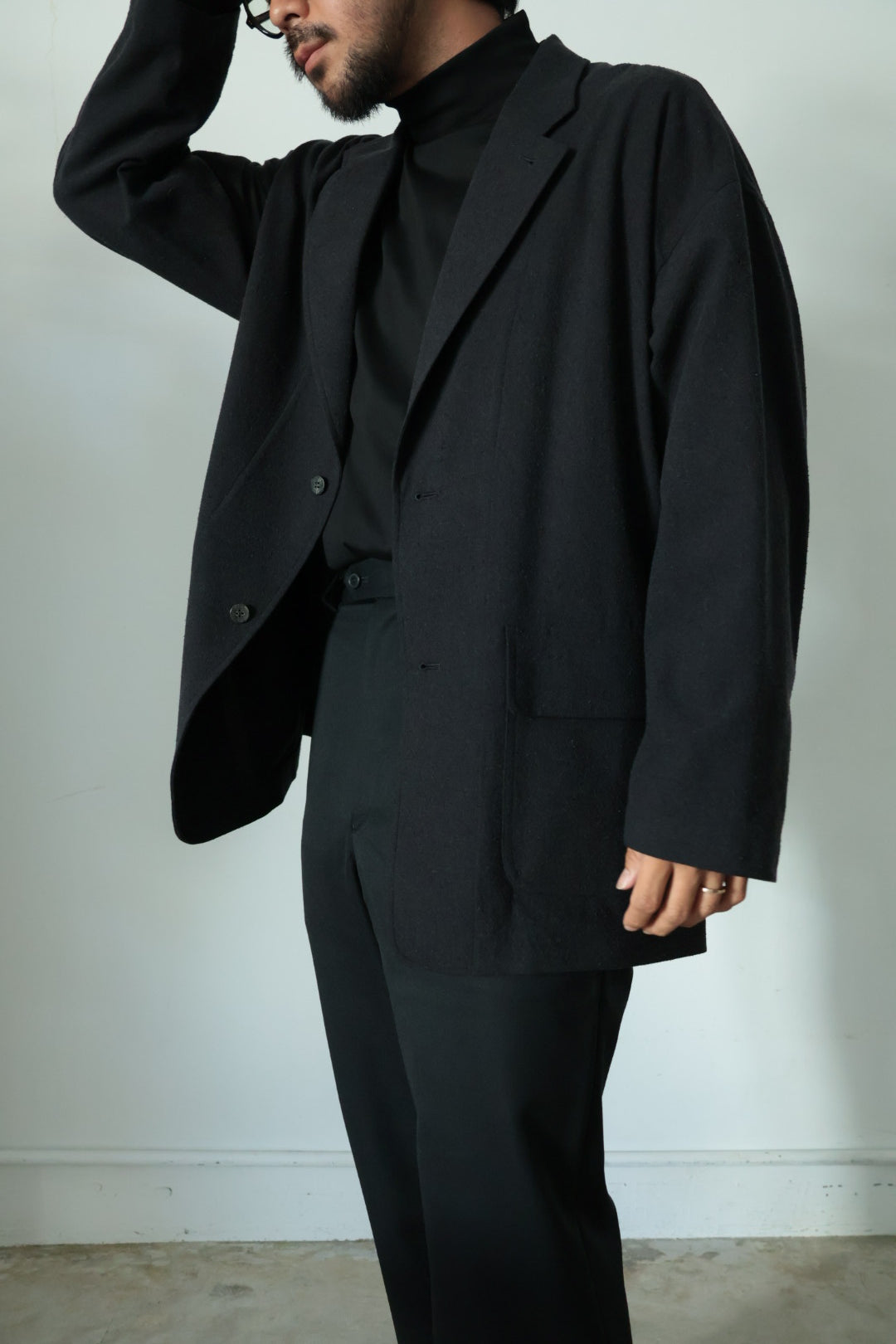 【Cale】SILK WOOL NIDOM JACKET