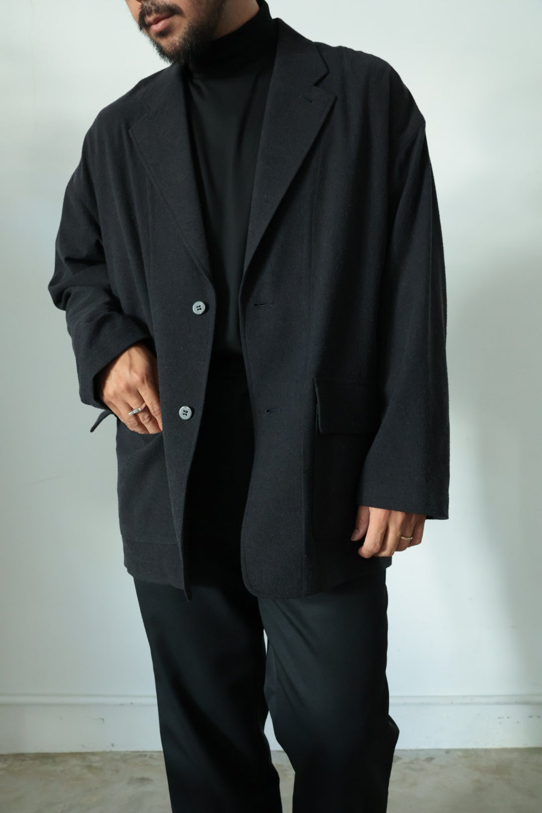 【Cale】SILK WOOL NIDOM JACKET