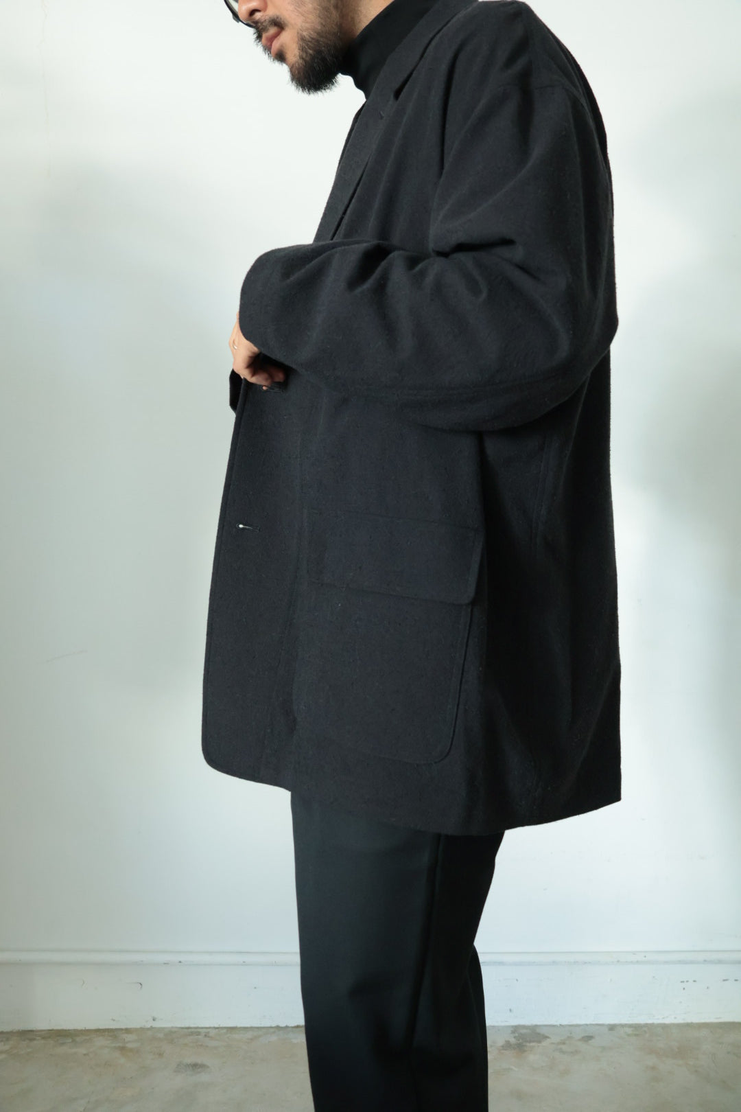 40%OFF【Cale】SILK WOOL NIDOM JACKET – Mo