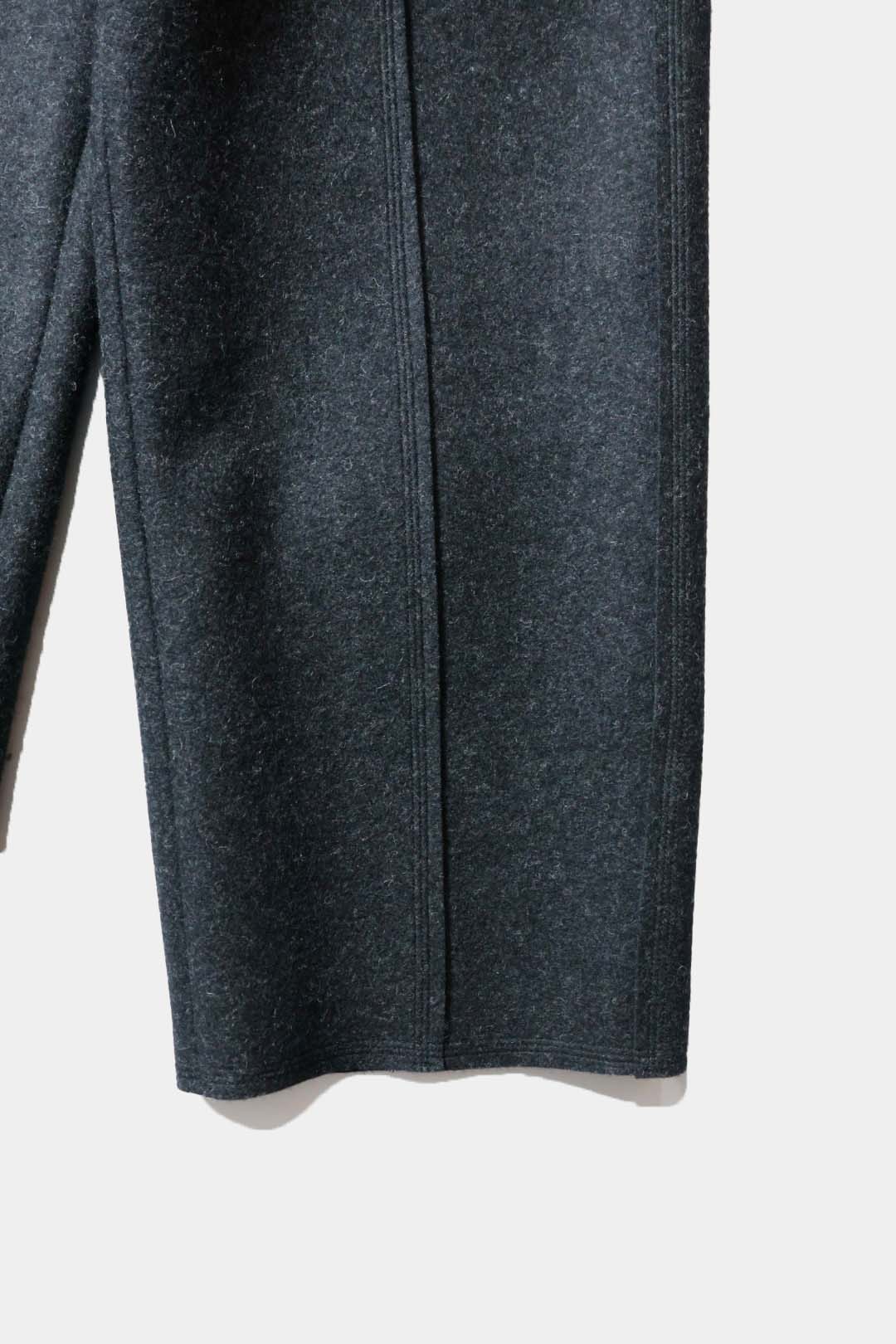 【Cale】WOOL FELT EASY PANTS