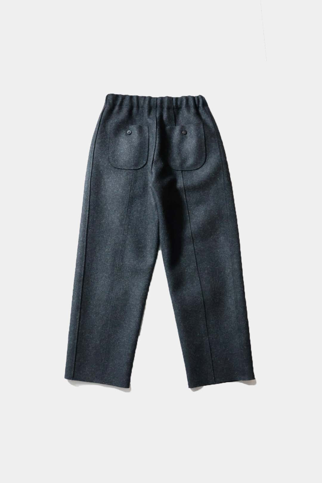 【Cale】WOOL FELT EASY PANTS