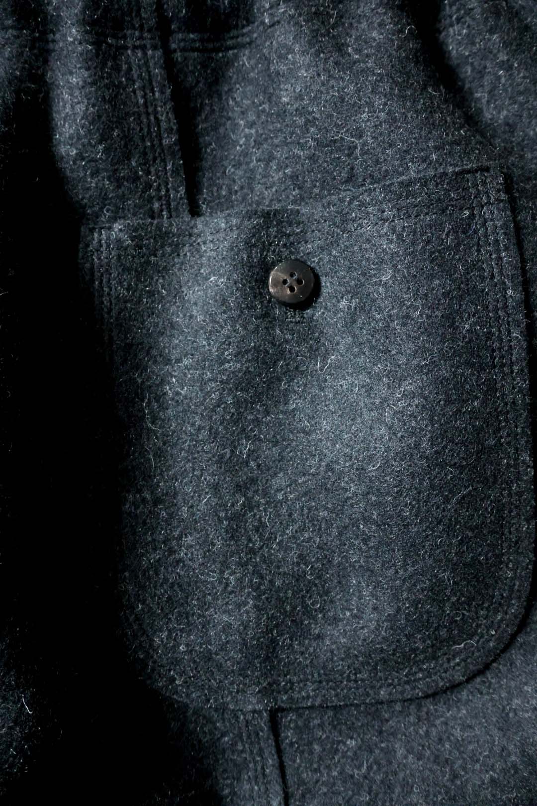 【Cale】WOOL FELT EASY PANTS