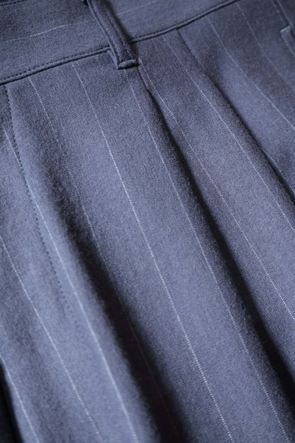 【KANEMASA PHIL.】36G Wool Stripe Trouser