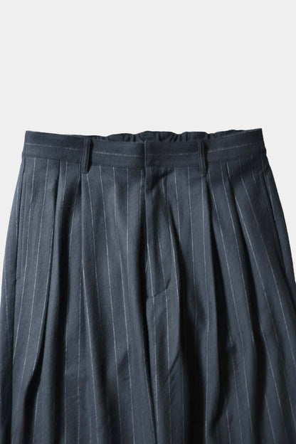 【KANEMASA PHIL.】36G Wool Stripe Trouser