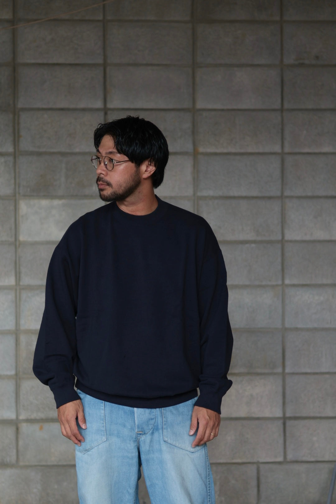 Y】ORGANIC COTTON BLEND HEAVY WEIGHT FLEECE CREWNECK – Mo