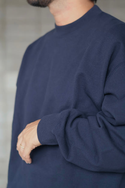 【Y】ORGANIC COTTON BLEND HEAVY WEIGHT FLEECE CREWNECK