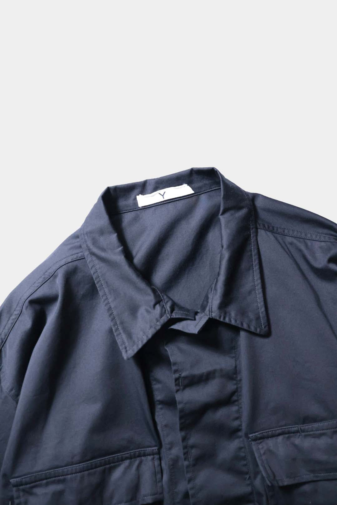 【Y】ORGANIC COTTON HIGH DENSITY SATIN BZ（NAVY）