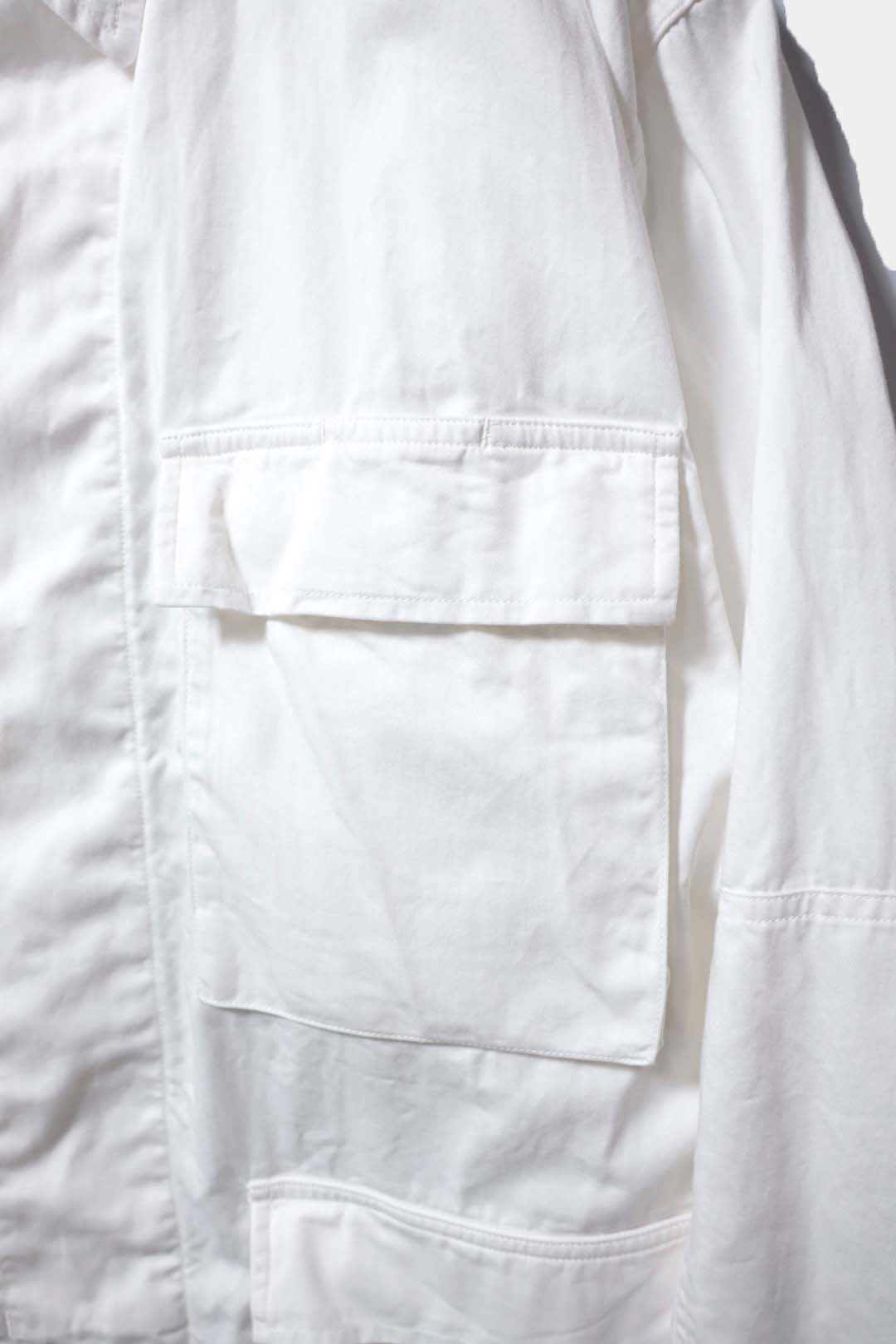 【Y】ORGANIC COTTON HIGH DENSITY SATIN BZ（WHITE）