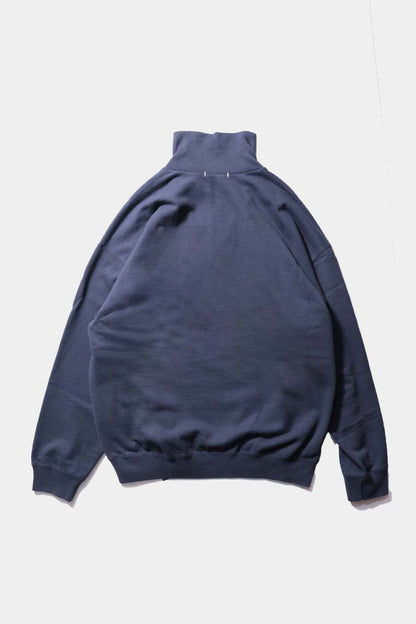 【Y】ORGANIC COTTON BLEND HEAVY WEIGHT FLEECE HALF ZIP