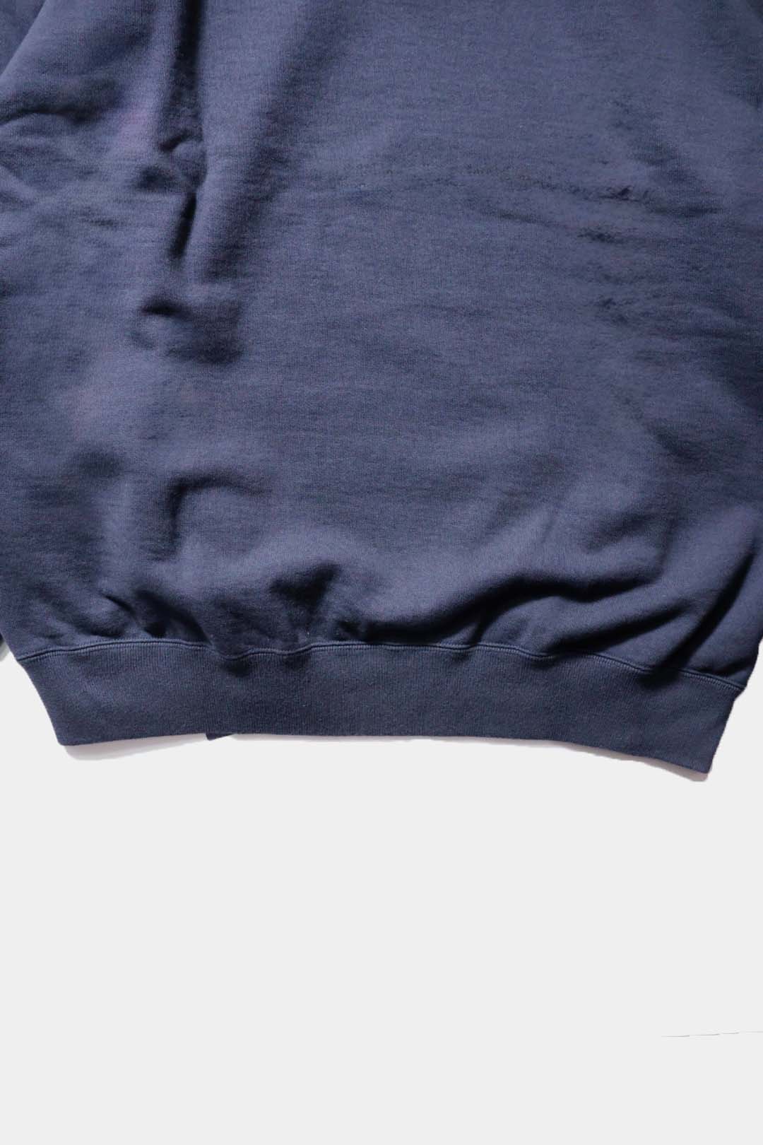 【Y】ORGANIC COTTON BLEND HEAVY WEIGHT FLEECE HALF ZIP