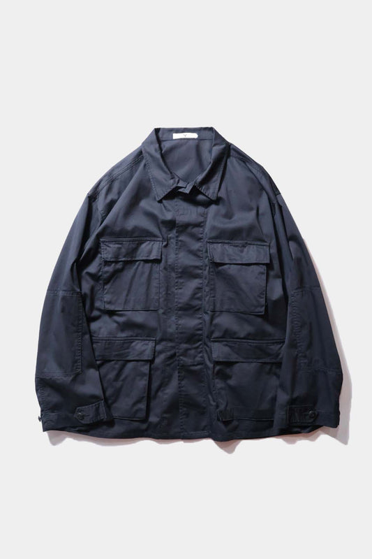【Y】ORGANIC COTTON HIGH DENSITY SATIN BZ（NAVY）