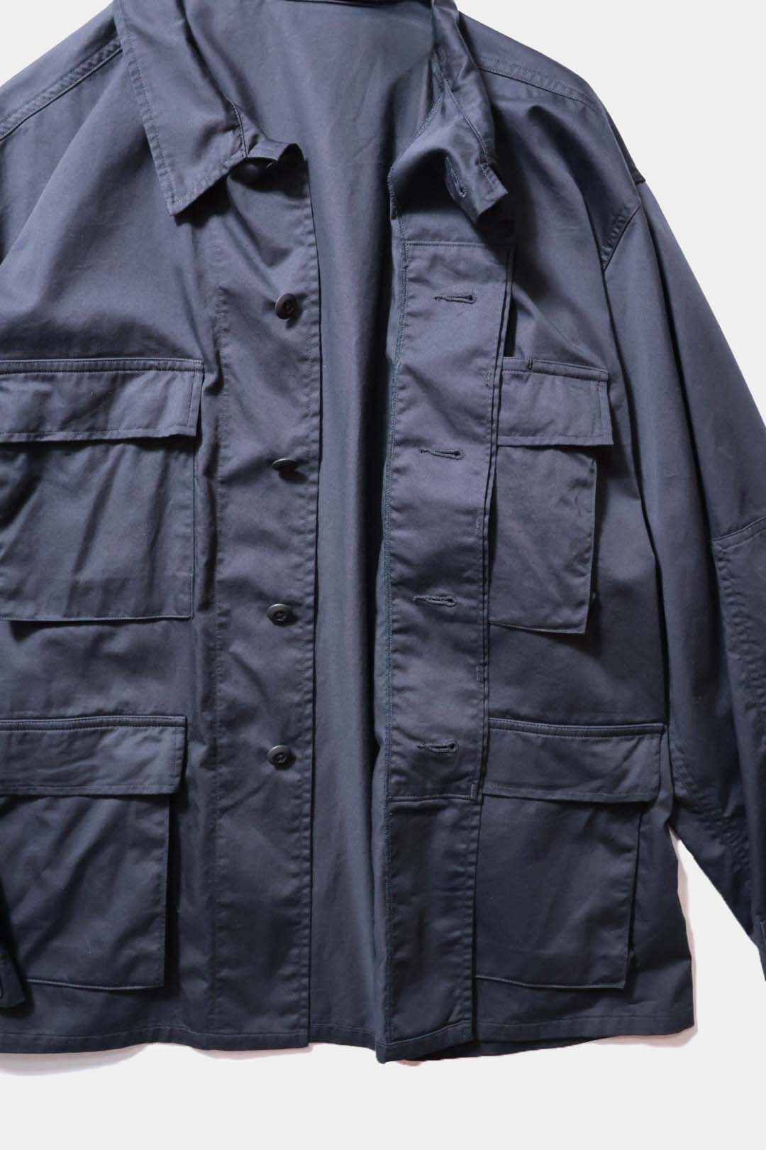 【Y】ORGANIC COTTON HIGH DENSITY SATIN BZ（NAVY）