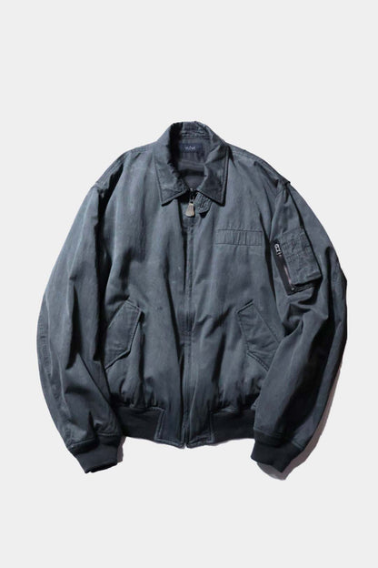 [YLÈVE]RAYON COTTON PIGMENT DYE BLOUSON
