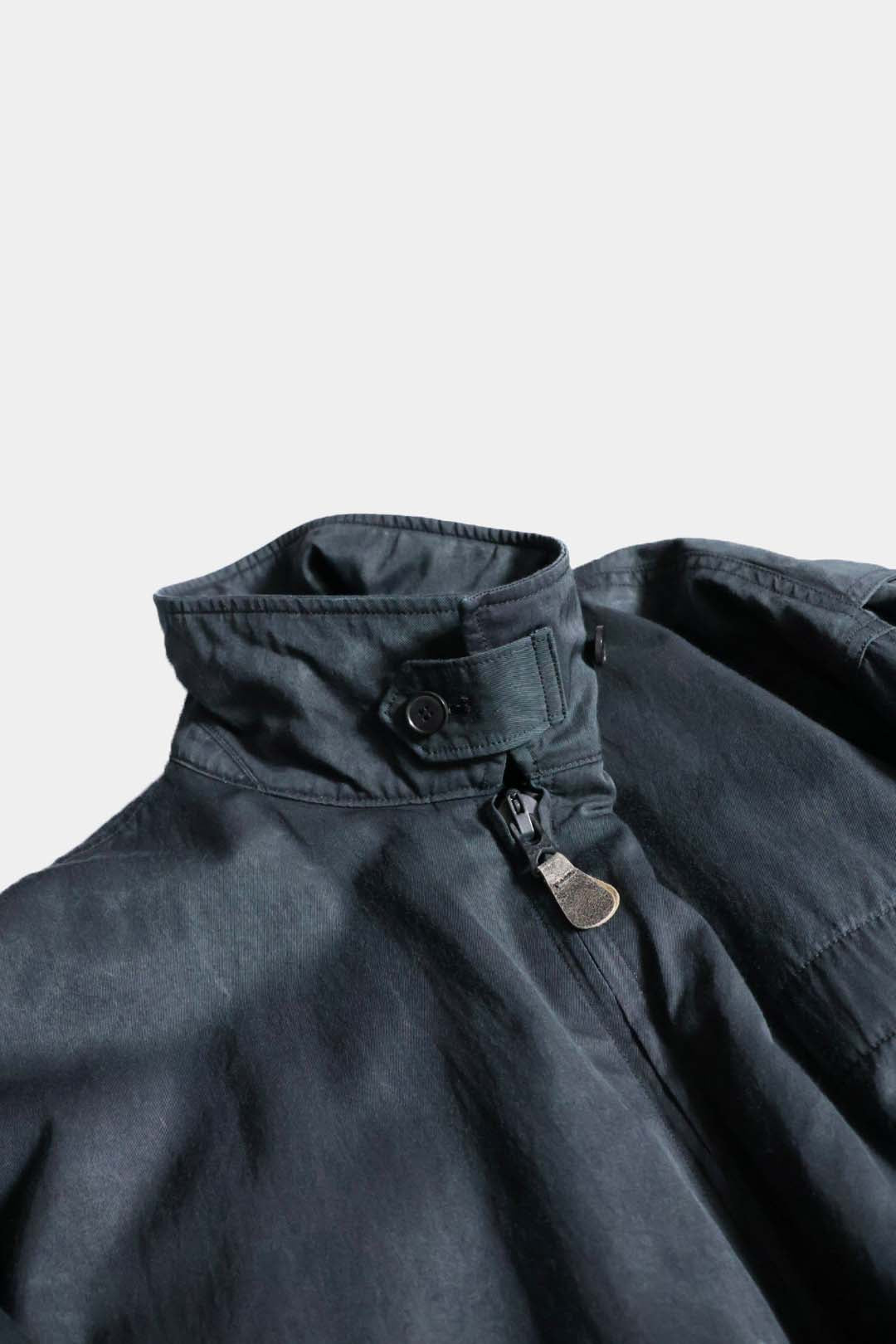 [YLÈVE]RAYON COTTON PIGMENT DYE BLOUSON