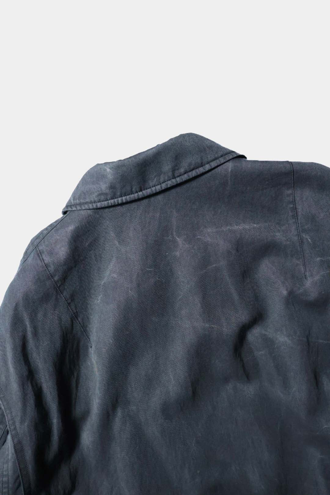 [YLÈVE]RAYON COTTON PIGMENT DYE BLOUSON