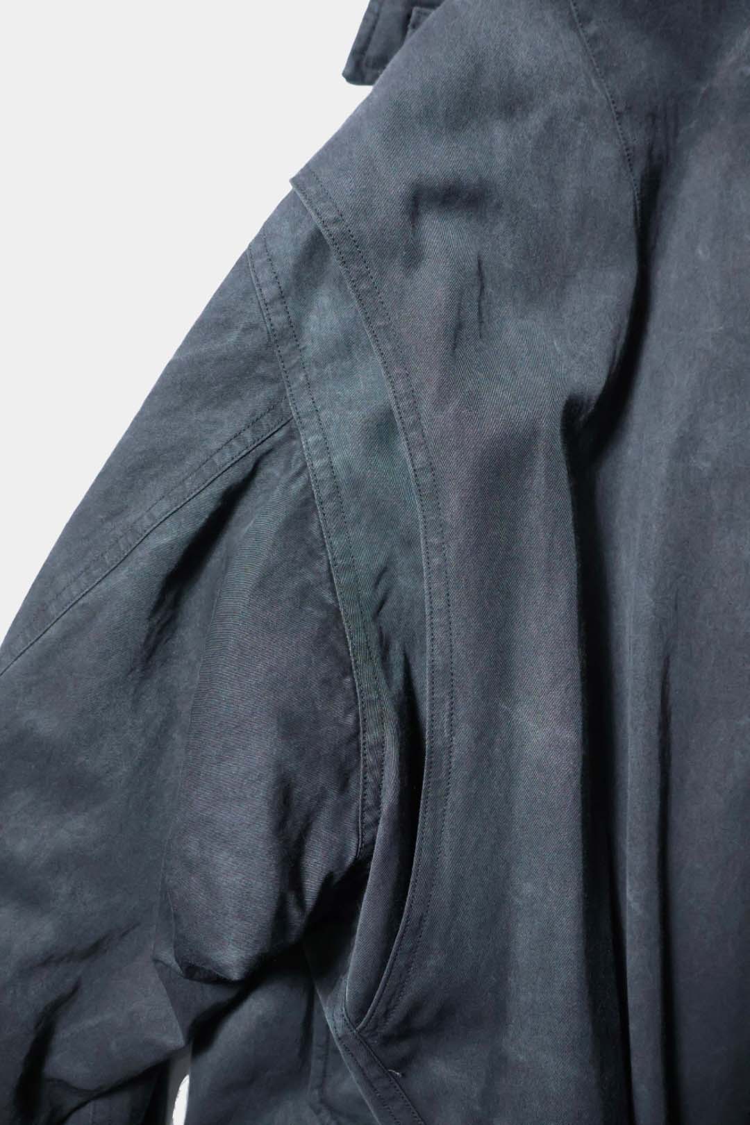 [YLÈVE]RAYON COTTON PIGMENT DYE BLOUSON