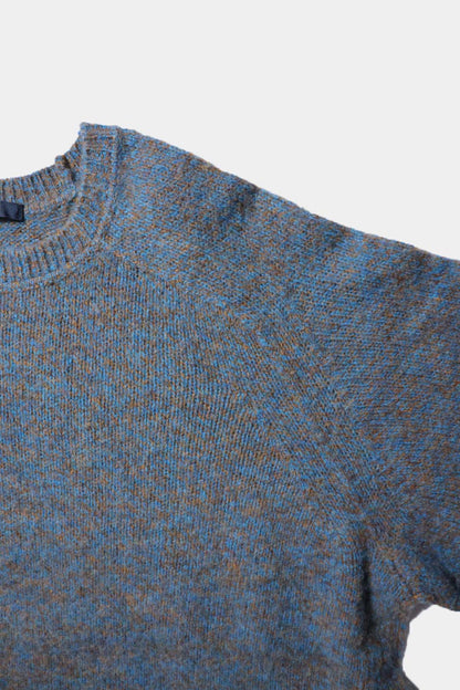 [YLÈVE] ITALIAN MERINO WOOL MELANGE KNIT PULL OVER