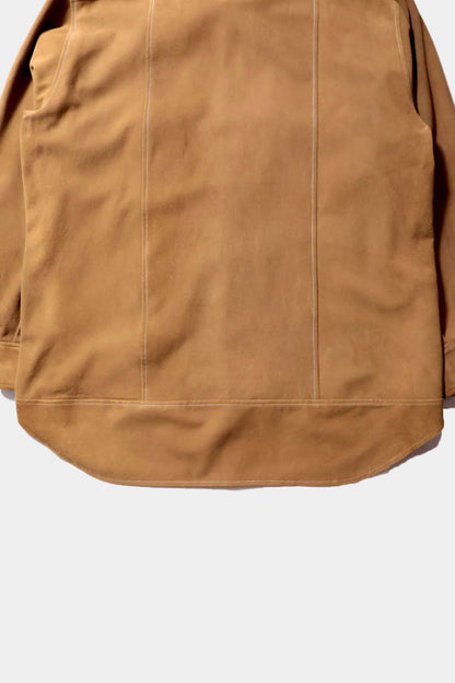 【Cale】LIGHT SHEEP SUEDE WESTERN SHIRT