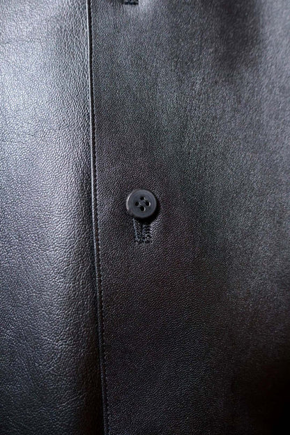 【Cale】 Lamb Leather Shirt