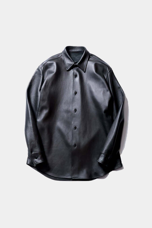 【Cale】Lamb Leather Shirt