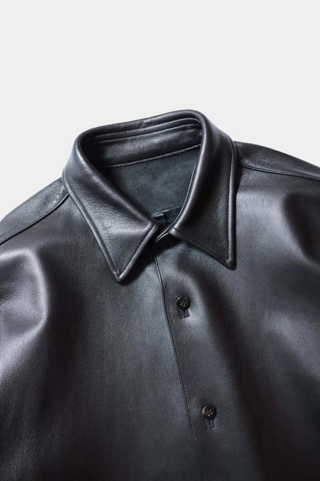 Cale】Lamb Leather Shirt – Mo