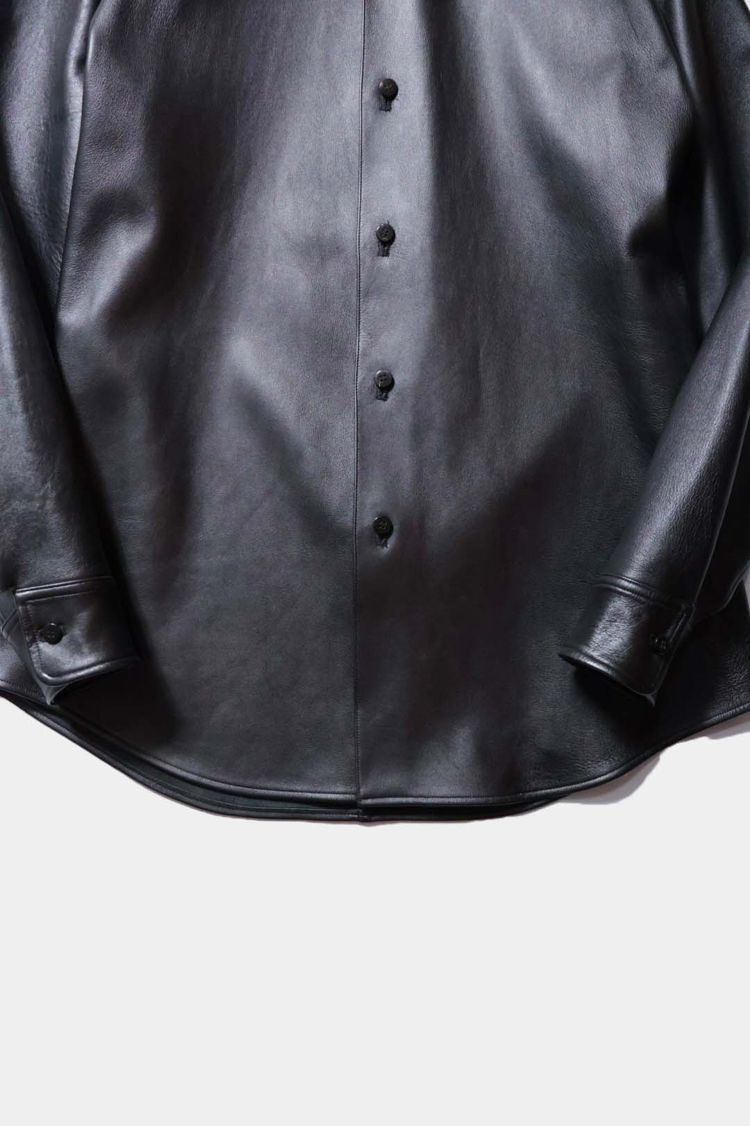 【Cale】Lamb Leather Shirt