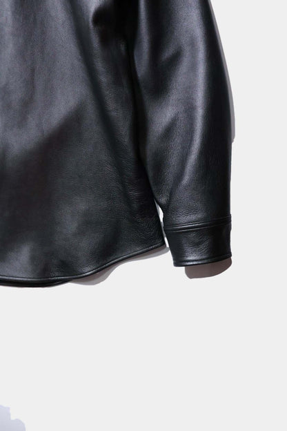【Cale】Lamb Leather Shirt