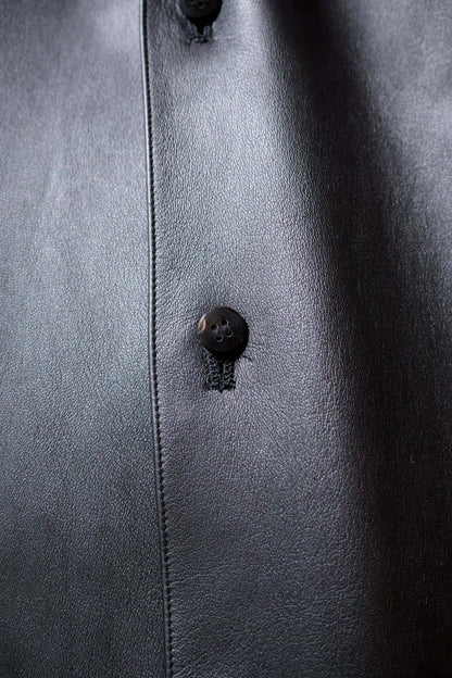 【Cale】Lamb Leather Shirt