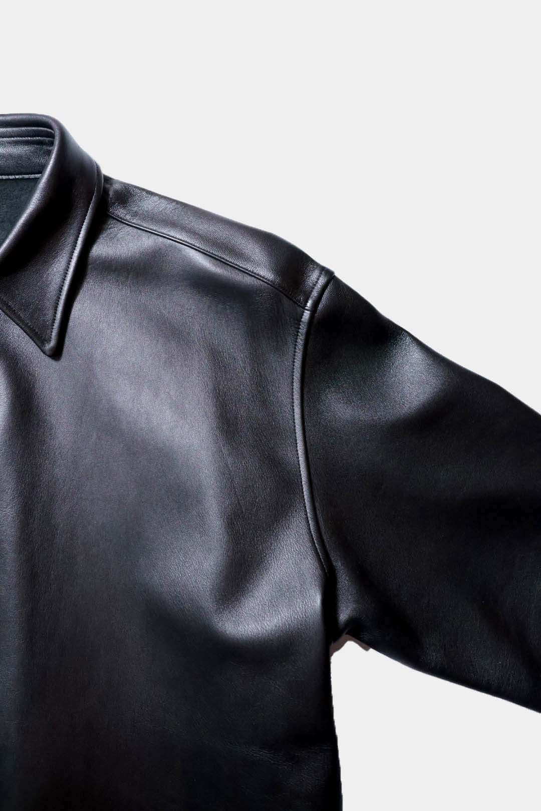 【Cale】Lamb Leather Shirt