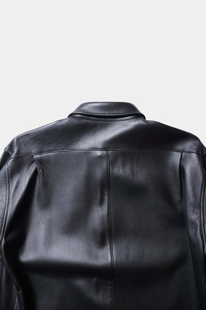 【Cale】Lamb Leather Shirt
