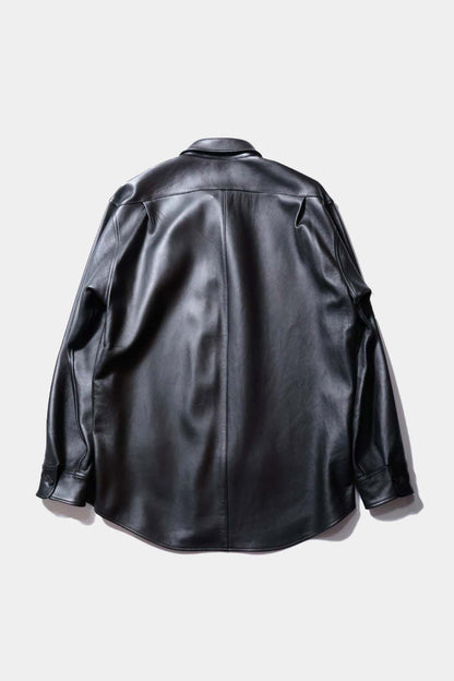 【Cale】Lamb Leather Shirt