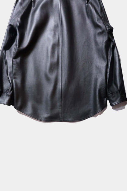 【Cale】Lamb Leather Shirt