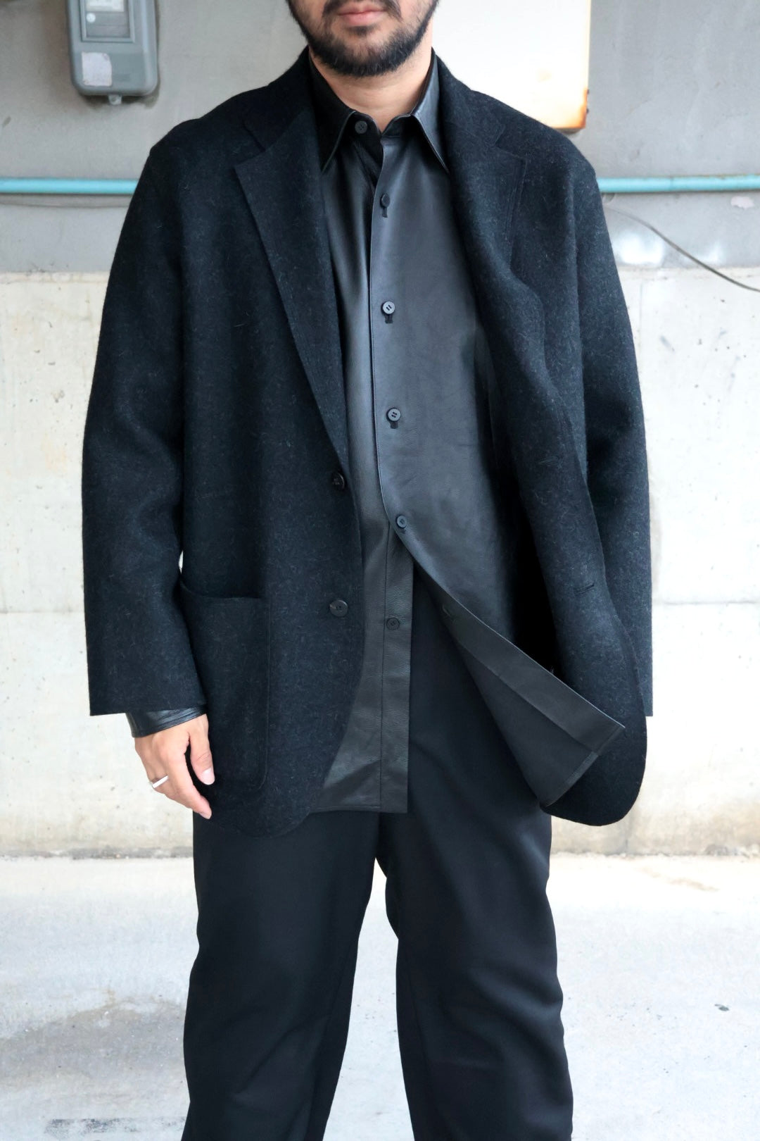 【Cale】WOOL FELT 2B JACKET