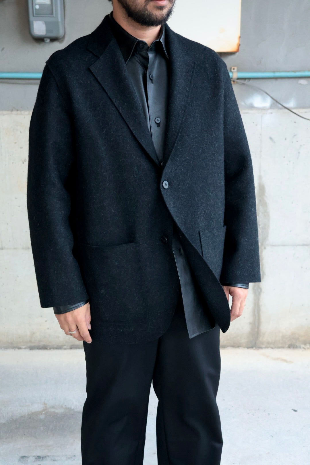 【Cale】WOOL FELT 2B JACKET