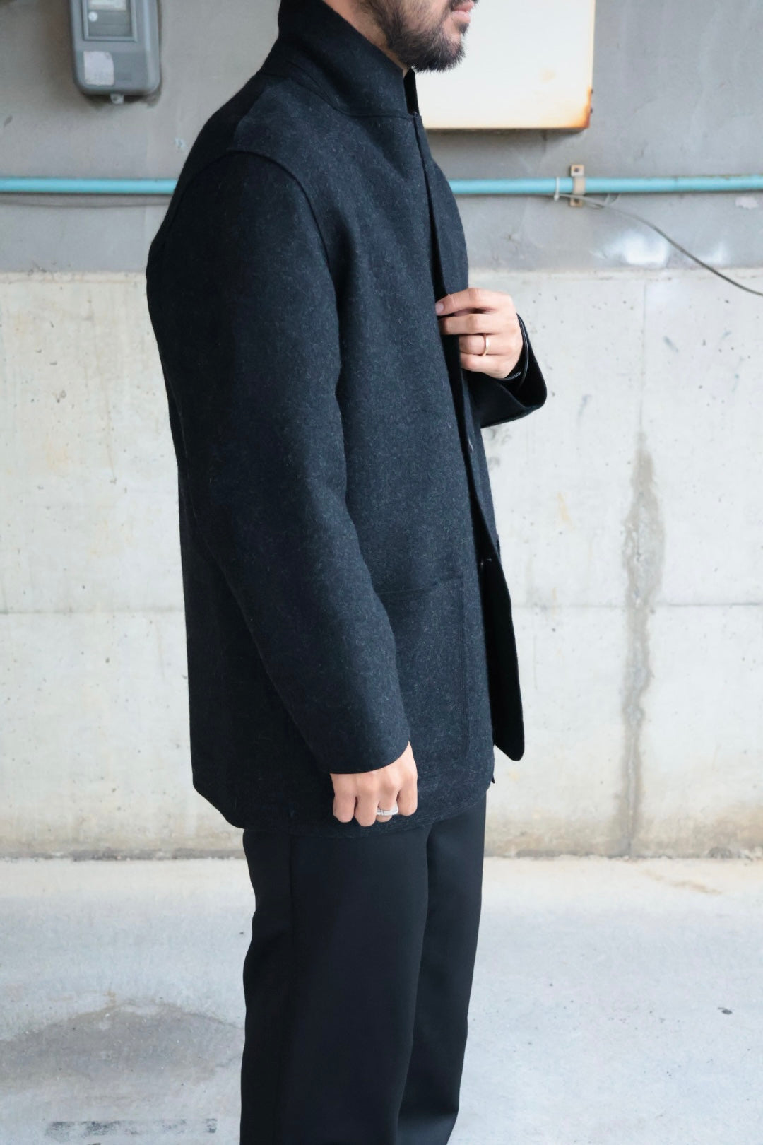 【Cale】WOOL FELT 2B JACKET