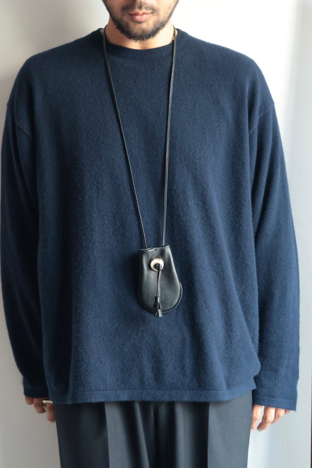【Thumbindex】KINCHAKU Necklace Deer horn