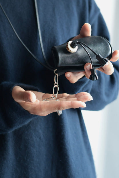 【Thumbindex】KINCHAKU Necklace Deer horn