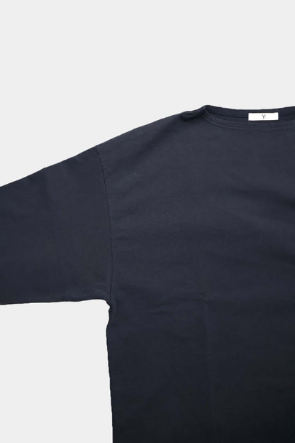 【Y】ORGANIC COTTON JERSEY BOAT NECK P/O