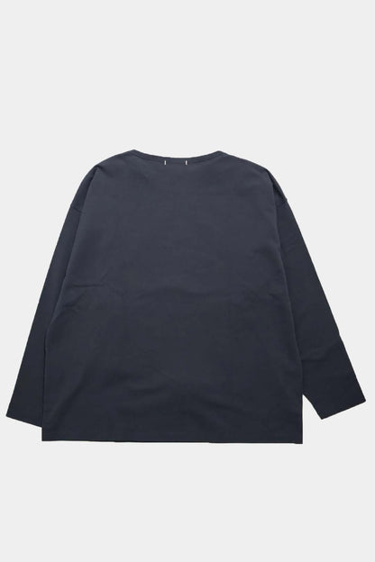 【Y】ORGANIC COTTON JERSEY BOAT NECK P/O