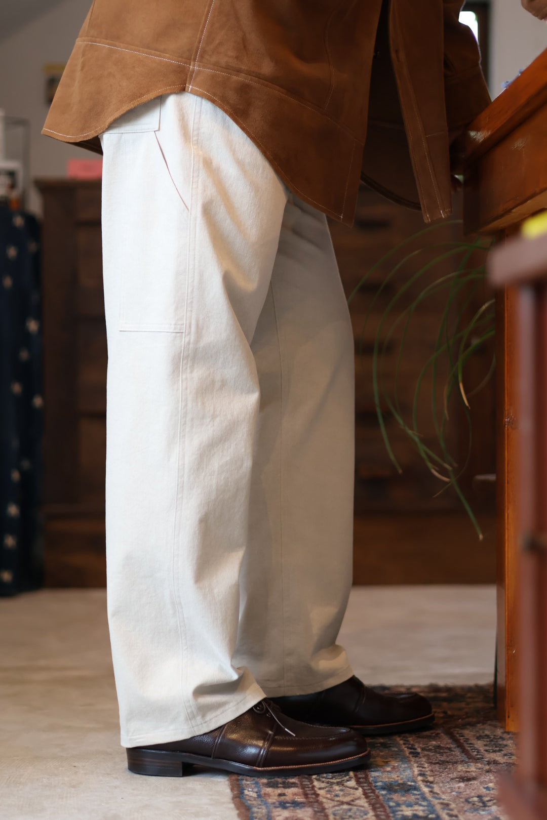 【Cale】 NIDOM CHINO PAINTER PANTS