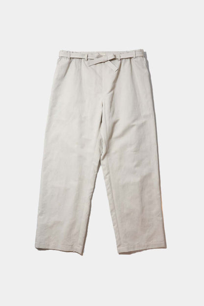 【Cale】COTTON LINEN TWILL EASY TROUSERS