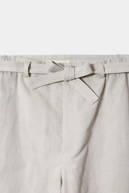 【Cale】COTTON LINEN TWILL EASY TROUSERS