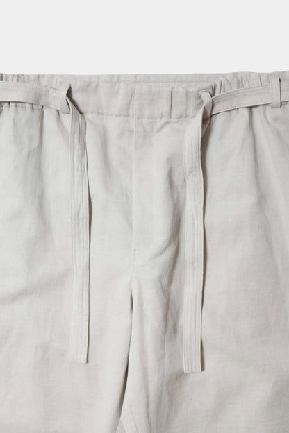 【Cale】COTTON LINEN TWILL EASY TROUSERS